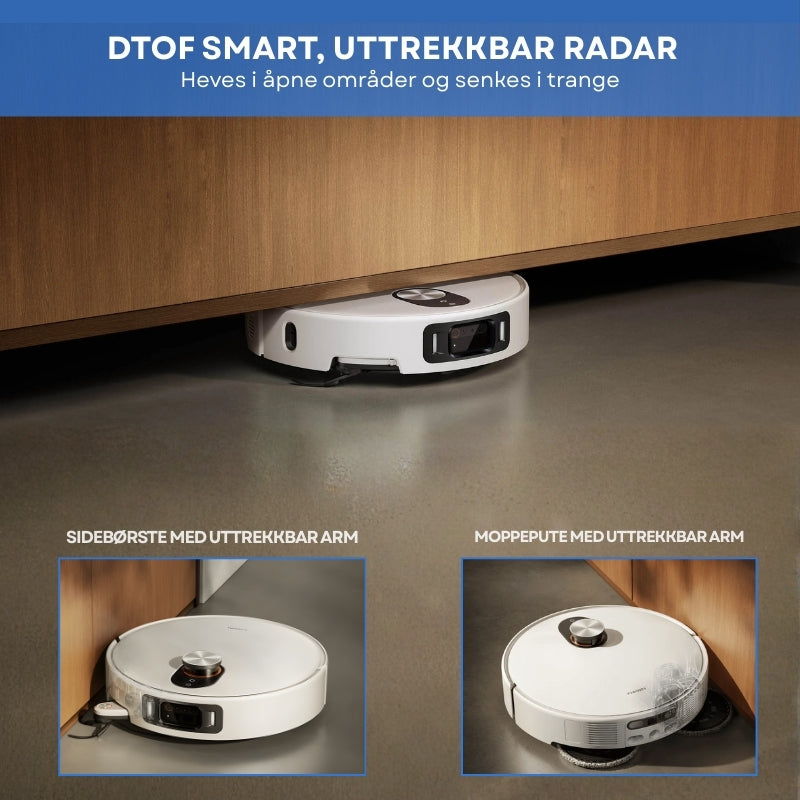 3 i 1 Støvsuger og Mopperobot