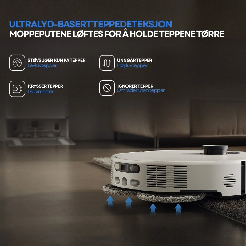 3 i 1 Støvsuger og Mopperobot